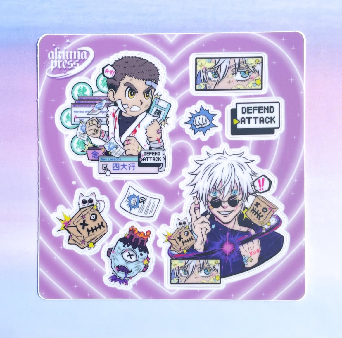 Zushi & Gojo Sticker Sheet