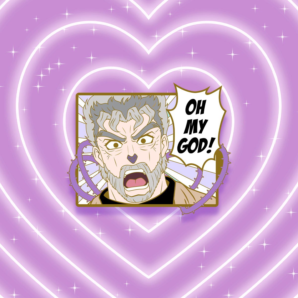 Old Man Pin