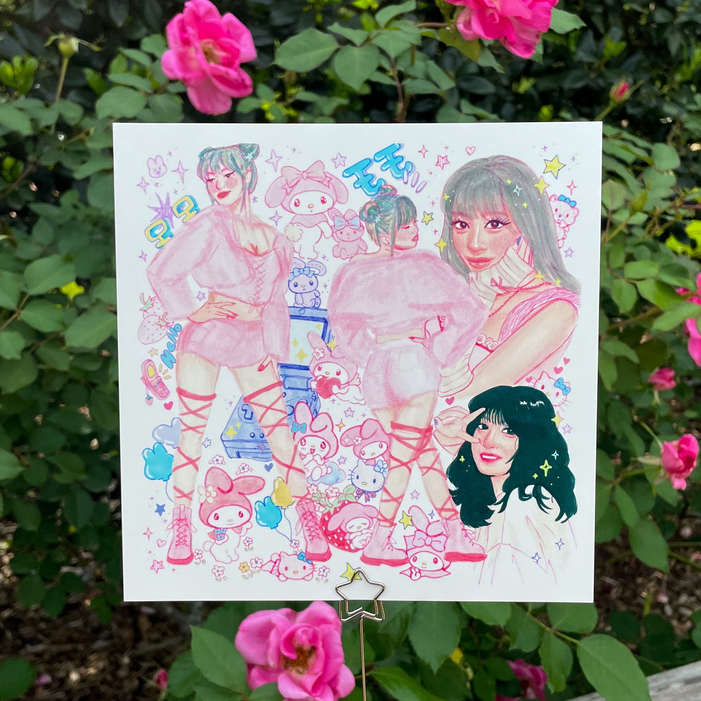 Twice Momo Print