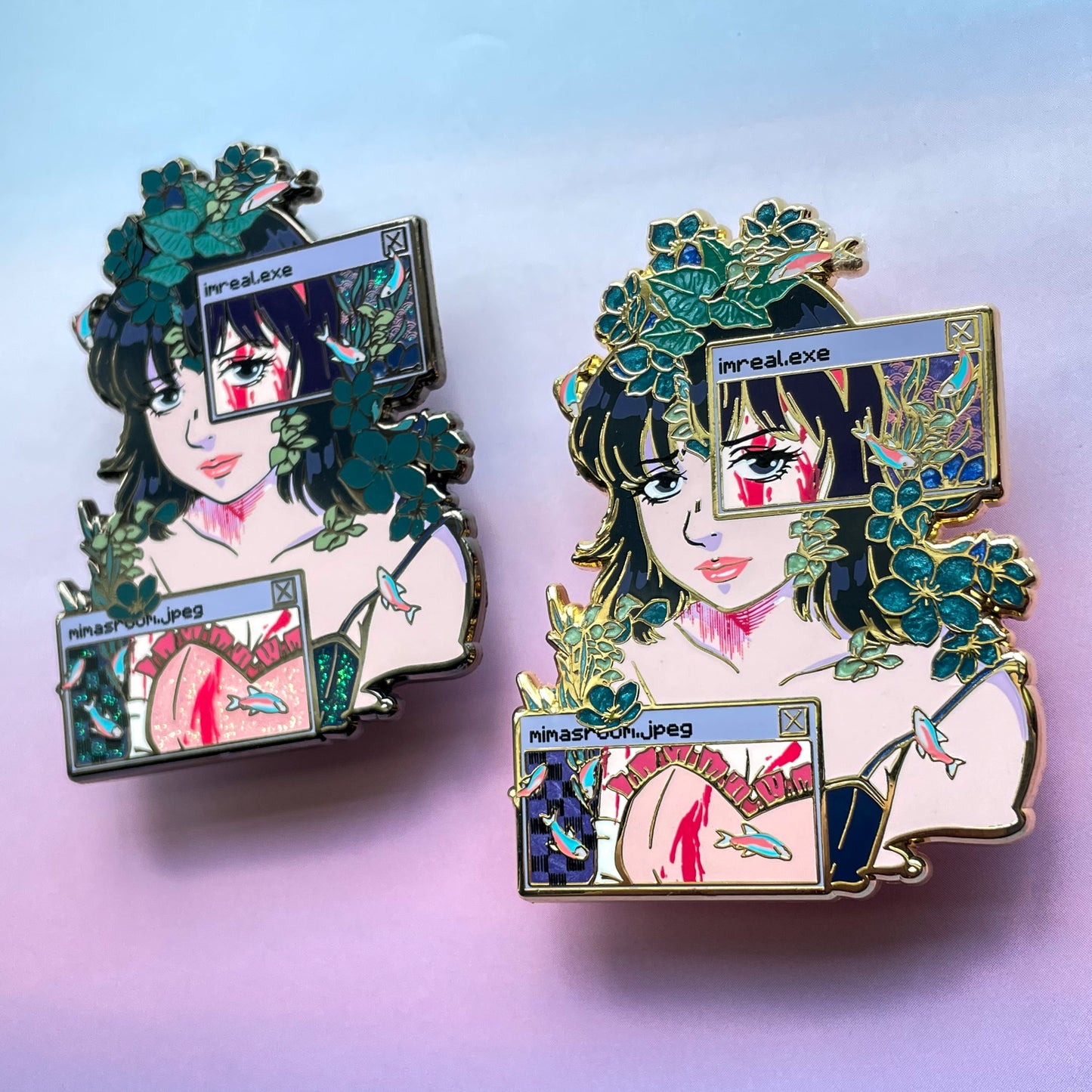 Perfect Blue Pin