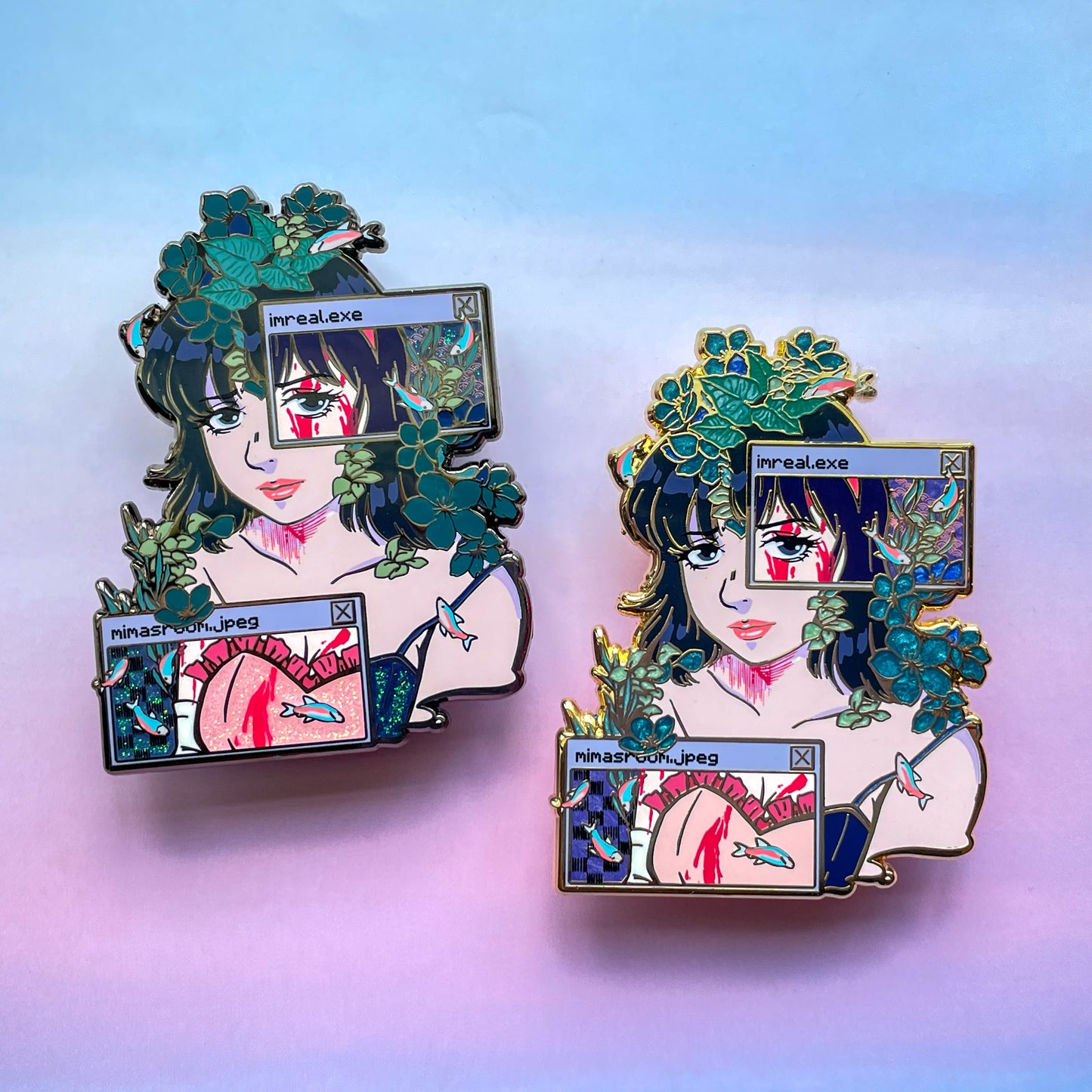 Perfect Blue Pin