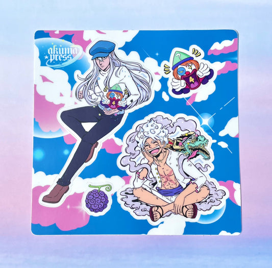 Kite & Luffy Sticker Sheet